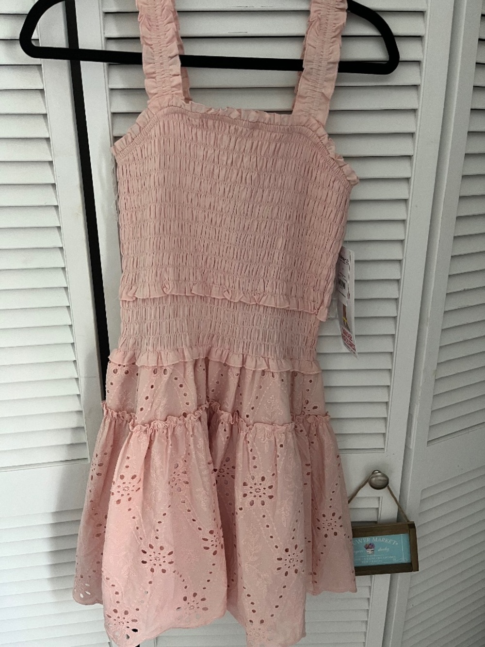 Celebrity Pink Ruffle Mini Dress, New with tags ! Retail $25
